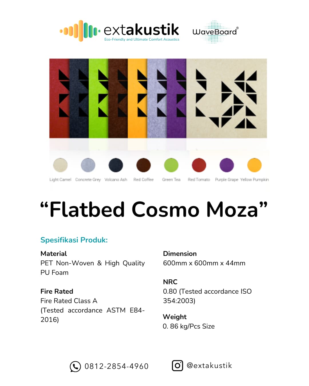 WAVEBOARD FLATBED COSMO MOZA (EXTAKUSTIK) WAVEBOARD FLATBED COSMO MOZA (EXTAKUSTIK)